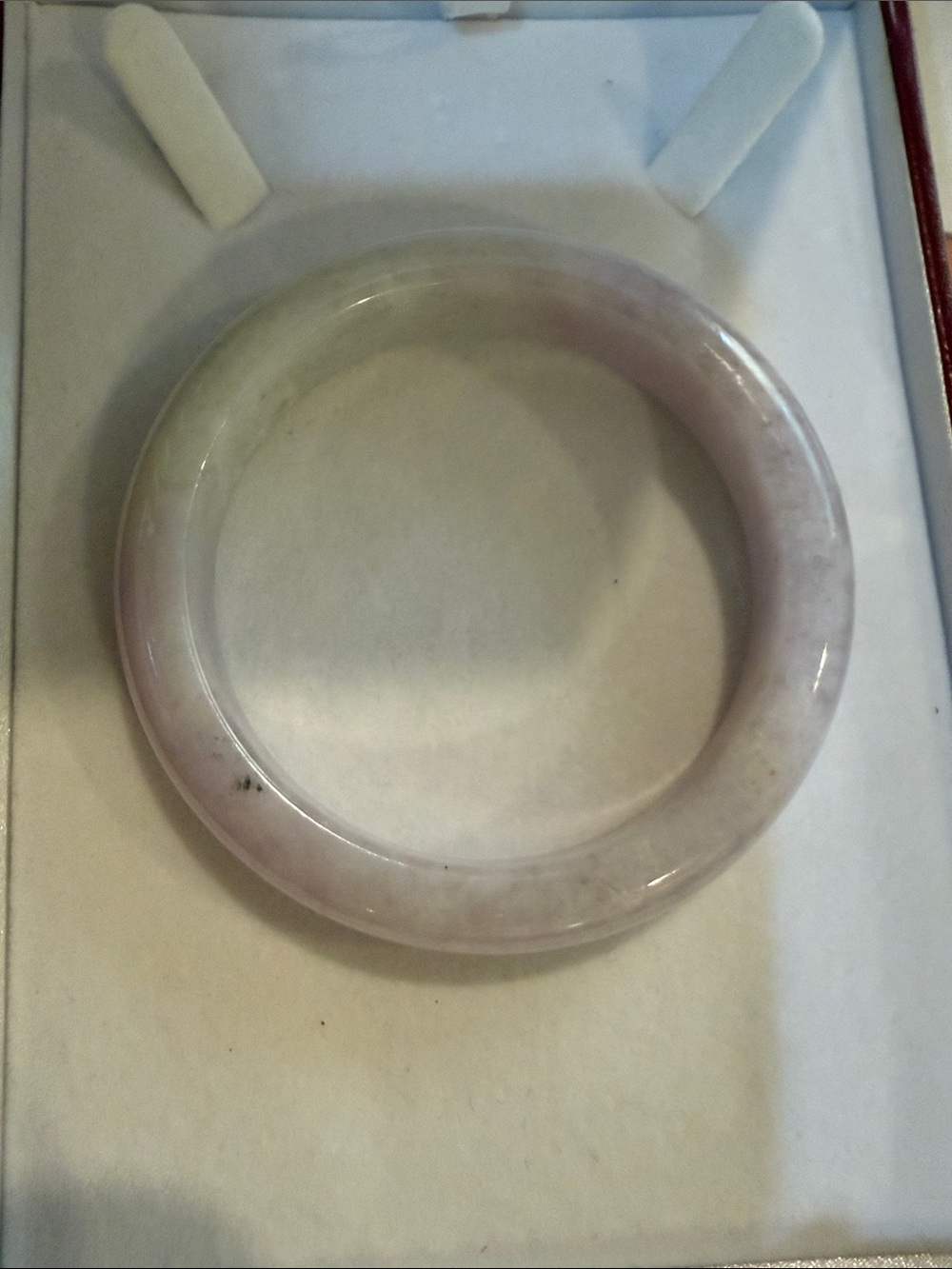Grade A Polished Lavender Jade Bangle Bracelet - Women Jewelry
